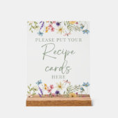 Pancarte de recette pour une Baby Shower avec des  (Recto)