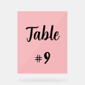 Pancarte de table (Recto)