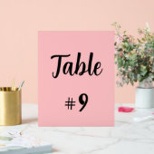 Pancarte de table (Mariage)