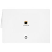 Pancarte de table réservée/aquarelle florale PixDe (Dos Horizontal)