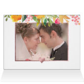 Pancarte de table réservée PixDezines aquarelle fl (Intérieur Horizontal (haut))