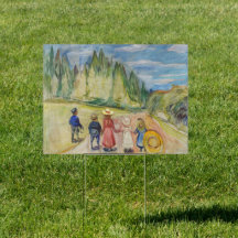 Edvard Munch - La forêt Fairytale