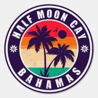 Half Moon Cay Bahamas - Retro Vintage 80s Souvenir