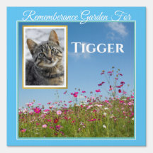 Jardin commémoratif de photos personnalisé