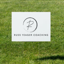 Logo de signature de coaching Russ Yeager