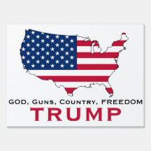 SIGNE DE JARDIN DE LA LIBERTÉ DE LA CAMPAGNE TRUMP