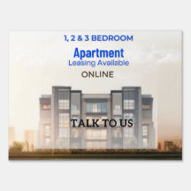 Signes de triage de location d'appartement moderne