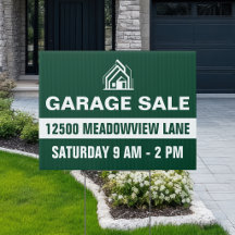 Vente de garage verte personnalisée à domicile Adr