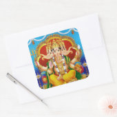 Panchamukhi Ganesha-Stickers Vierkante Sticker (Envelop)