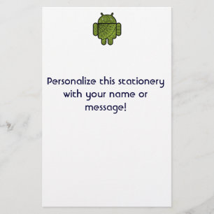 Pancho Doodle Character voor de Android™-robot Briefpapier