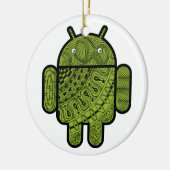 Pancho Doodle Character voor de Android™-robot Keramisch Ornament (Links)