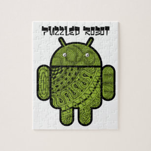 Pancho Doodle Character voor de Android™-robot Legpuzzel