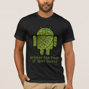 Pancho Doodle Character voor de Android™-robot T-shirt