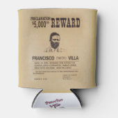 Pancho Villa 🔥 Mexicaanse held Algemeen Blikjeskoeler (Voorkant)