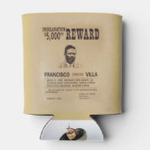 Pancho Villa 🔥 Mexicaanse held Algemeen Blikjeskoeler (Achterkant)