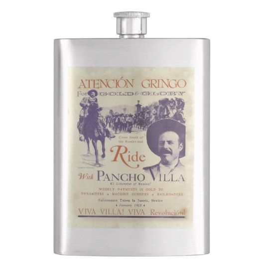 Pancho Villa 🔥 Mexicaanse held Algemeen Flacon (Voorkant)