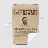 Pancho Villa 🔥 Mexicaanse held Algemeen Golfhanddoek (Insitu)