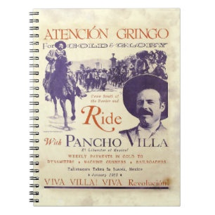 Pancho Villa 🔥 Mexicaanse held Algemeen Notitieboek