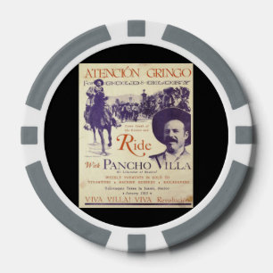 Pancho Villa 🔥 Mexicaanse held Algemeen Pokerchips