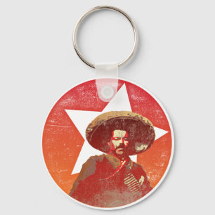 Pancho Villa  Red Star Sleutelhanger
