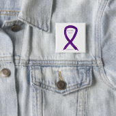 Pancreas Cancer Awareness Ribbon Custom Art Pins Vierkante Button 5,1 Cm (In situ)