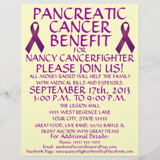 Pancreas Cancer Patient Benefit Flyer (Voorkant)