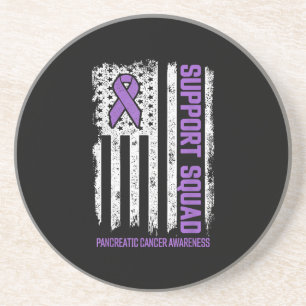 Pancreas Cancer Support Squad Pancreatic Cancer Zandsteen Onderzetter