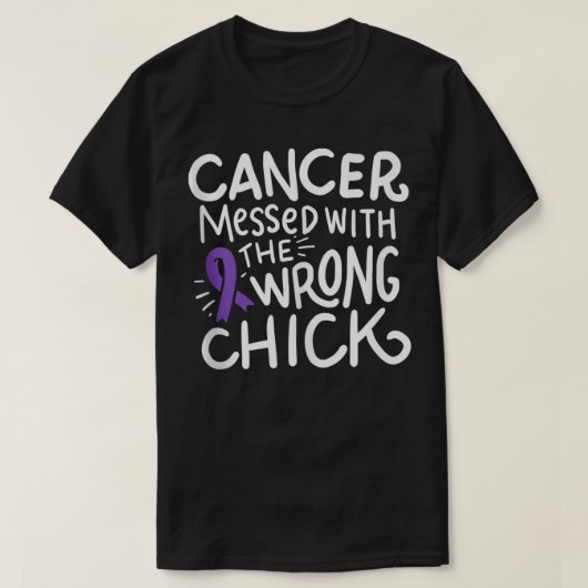 Pancreas Chemo Gift Pur T-shirt (Design voorkant)