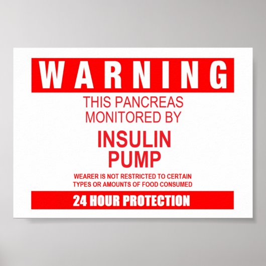 Pancreas Warning Poster (Voorkant)