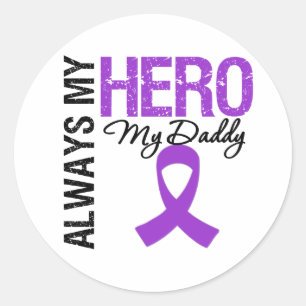 Pancreaskanker Altijd mijn vader Ronde Sticker
