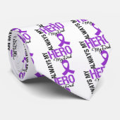 Pancreaskanker Altijd mijn vader Stropdas (Opgerold)