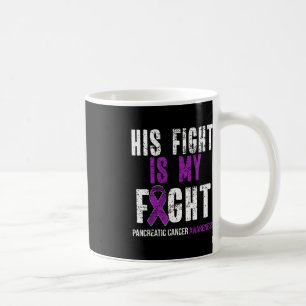 Pancreaskanker Awareness Survivor Gift Paarse R Koffiemok