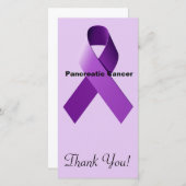 Pancreaskanker Bedankkaart (Voorkant / Achterkant)