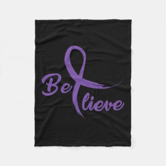 Pancreaskanker bestrijden Kankerlint 3 Fleece Deken