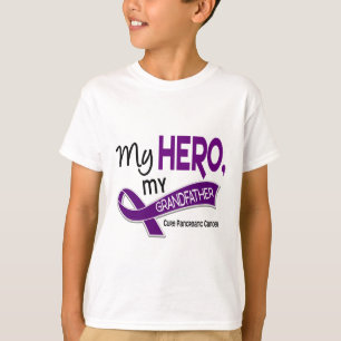 Pancreaskanker MY HERO MY GRANDFATHER 42 T-shirt