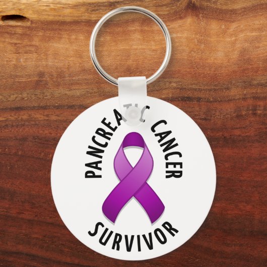 Pancreaskanker Overlevende Sleutelhanger (Voorkant)