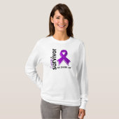 Pancreaskanker Overleving 19 T-shirt (Voorkant volledig)