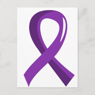Pancreaskanker Paarse lint 3 Briefkaart
