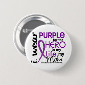 Pancreaskanker voor mijn helm 2 ronde button 5,7 cm (Voorkant /achterkant)