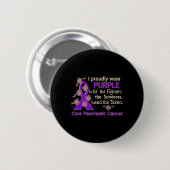 Pancreaskanker voor overlevenden genomen ronde button 5,7 cm (Voorkant /achterkant)