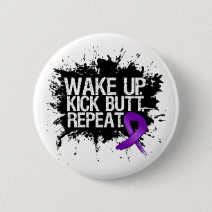 Pancreaskanker Wake Up Kick, maar herhaal Ronde Button 5,7 Cm