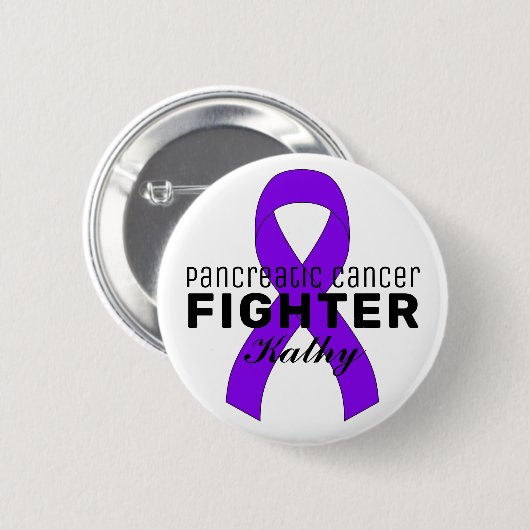 Pancreaskanker Witte Button (Voorkant /achterkant)