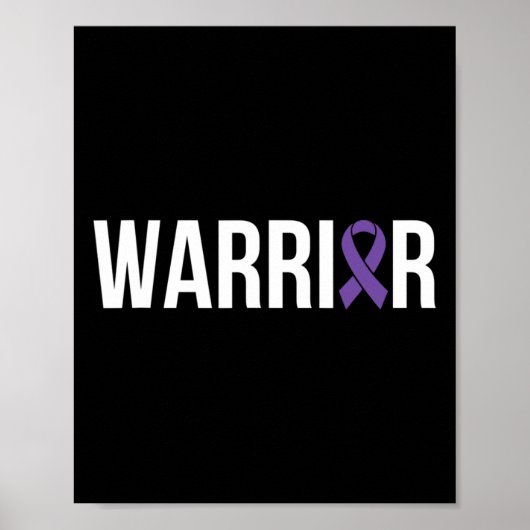 Pancreaskankerbestrijding Lint 4 Poster (Voorkant)