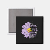 Pancreaskankerbewustzijnslint S1 Magneet (Voorkant / Achterkant)