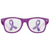 Pancreaskankerbewustzijnszonnebril Retro Zonnebril (Voorkant)