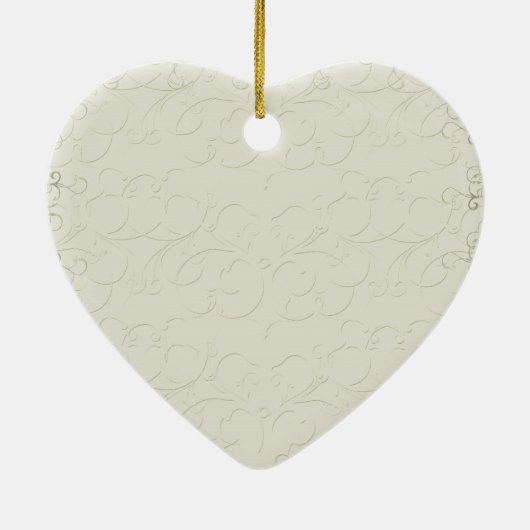 Pancreaskankerlint uit het hart - SRF Keramisch Ornament (Achterkant)