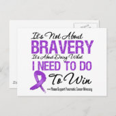 Pancreaskankerstrijd Briefkaart (Voorkant / Achterkant)