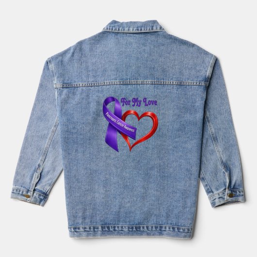 Pancreatic Awareness Denim Jacket (Verso)