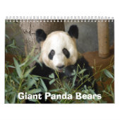 Panda117, Giant Panda Beren Kalender (Hoes)
