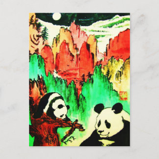 Panda 04 * Panda-Kunst-Postkarte * Panda-Briefkaar Briefkaart